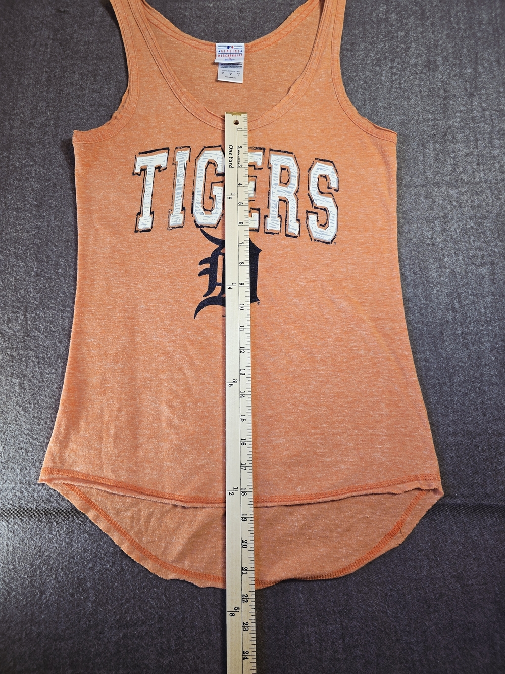 Genuine Merchandise Orange Tigers Racerback Tank Top Womens Med - Picture 6 of 9